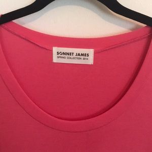 Sonnet James pink maxi dress XS
